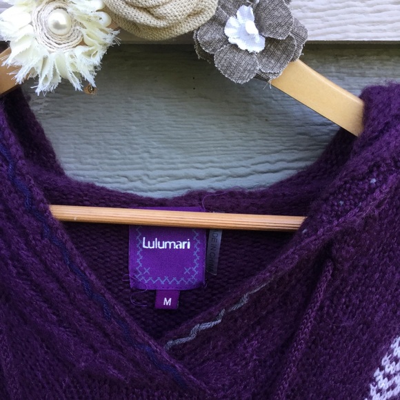 Anthropologie Lulumari Purple Sweater - Picture 4 of 8